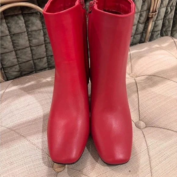 Sugar Red Ankle Boots - Picture 6 of 7